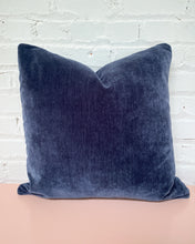 Load image into Gallery viewer, Square Pillow in Amici Indigo (18” x 18”)