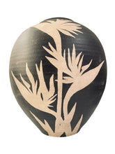 Load image into Gallery viewer, Large Raku with Birds of Paradise