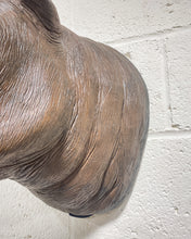 Load image into Gallery viewer, Large Rhino Head Wall Hanging

