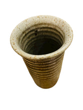 Load image into Gallery viewer, Studio Stoneware Stripped Vase by John West