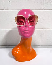 Load image into Gallery viewer, Cream Glasses with Amber Lenses