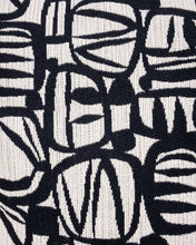 Load image into Gallery viewer, Black and White Graphic Square Pillow