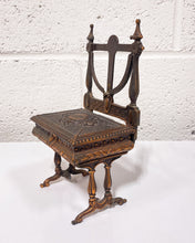Load image into Gallery viewer, Vintage Bronze French Chair Jewelry Box