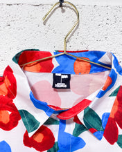 Load image into Gallery viewer, Big Bright Floral Button Up (L)
