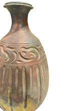 Load image into Gallery viewer, Copper Iridescent Raku Signed Vessel