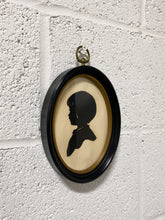 Load image into Gallery viewer, Vintage Silhouette of a Young Child
