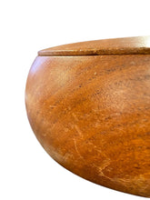 Load image into Gallery viewer, Round Teak Trinket Box