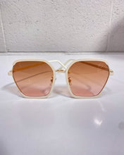 Load image into Gallery viewer, Cream Glasses with Amber Lenses