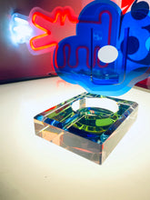 Load image into Gallery viewer, Glass iridescent Ashtray catchall
