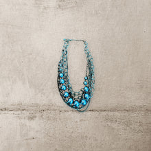 Load image into Gallery viewer, Multi-Layer Gun Metal Grey Chain Necklace