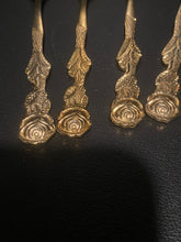 Load image into Gallery viewer, Gold Electroplated Spoon and Fork Set
