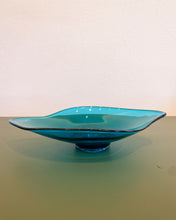 Load image into Gallery viewer, Vintage Viking Bluenique Glass Catchall