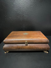 Load image into Gallery viewer, Large Elegant Jewelry Box with Brass Claw Foot