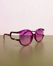Load image into Gallery viewer, Purple Sunnies with Cutout Temples