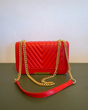Load image into Gallery viewer, Red Quilted Purse