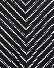 Load image into Gallery viewer, Black and White Striped Blouse (XXS)