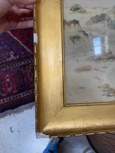 Load image into Gallery viewer, Antique Coastal Painting- As Is