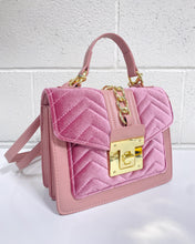 Load image into Gallery viewer, Mauve Velvet Handbag