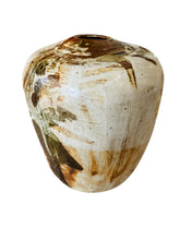 Load image into Gallery viewer, Iron oxide with Cream Glaze Weed Pot