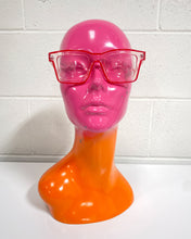 Load image into Gallery viewer, Red Outline Rectangular Glasses