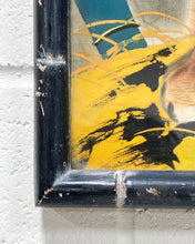 Load image into Gallery viewer, Vintage Tiger Painting in Bamboo Frame