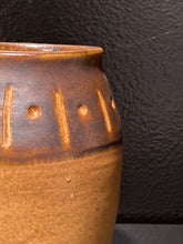 Load image into Gallery viewer, Two Tone Fire Glaze Stoneware Pottery Jar