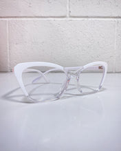 Load image into Gallery viewer, White Cat Eye Fashion Glasses