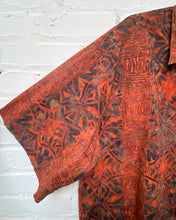 Load image into Gallery viewer, Rust Colored Hawaiian Shirt (4X)