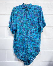 Load image into Gallery viewer, Vintage Post Modern Button Up Long Blouse/Dress (11/12)