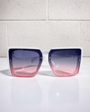 Load image into Gallery viewer, Oversized Square Sunnies in Rose
