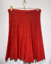 Load image into Gallery viewer, Vintage Knit Sparkly Red Skirt - As Found