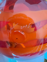 Load image into Gallery viewer, Signed Studio Creamsicle Orange Hand Blown Glass Bowl
