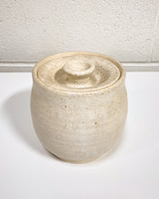 Load image into Gallery viewer, Vintage Stoneware Vessel with Lid