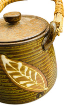 Load image into Gallery viewer, Image 3 of 3: Japanese Stoneware Teapot with Leafs