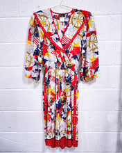 Load image into Gallery viewer, Vintage 1980’s Diane Freis Nautical Dress