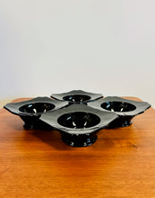 Load image into Gallery viewer, 1930s Black Amethyst Square Glass