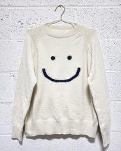 Load image into Gallery viewer, Cream Smiley Face Sweater (XL)