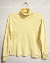 Load image into Gallery viewer, Vintage Butter Yellow Turtleneck (M)