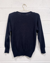 Load image into Gallery viewer, Vintage Black Holiday Sweater (S)