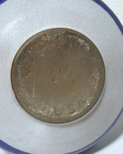 Load image into Gallery viewer, Vintage Blue and Grey Stoneware Vase - Made in USA