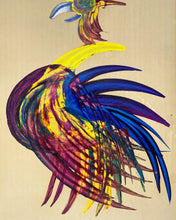 Load image into Gallery viewer, Vintage Painting of a Rooster, Unframed