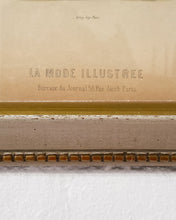 Load image into Gallery viewer, La Mode Illustrée Fabric Embellished Victorian 3D Shadow Box Dress Fashion Print