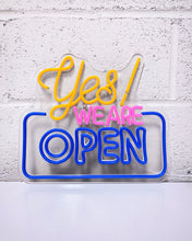 Load image into Gallery viewer, Yes! We Are Open LED Sign