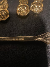 Load image into Gallery viewer, Gold Electroplated Spoon and Fork Set