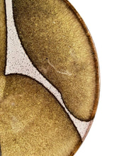 Load image into Gallery viewer, Green Moss Glaze Studio Pottery Round Tray