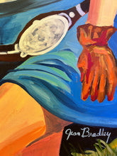 Load image into Gallery viewer, Space CowGirl #1 Painting by Jean Bradley