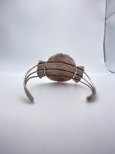 Load image into Gallery viewer, Native American Signed MB Sterling Cuff with Turquoise