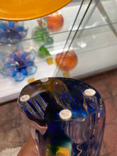 Load image into Gallery viewer, Signed Goran Warff for Kosta Boda Rainbow Fluted Glass Vase 49241