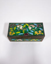 Load image into Gallery viewer, Vintage Colorful Brass Pill Box