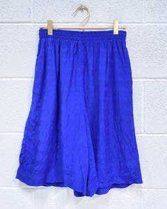 Vintage Electric Blue Long Shorts (S)